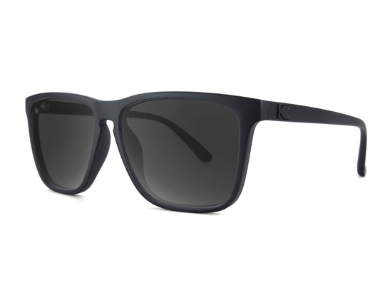 lenoor crown knockaround fast lanes sunglasses black on black