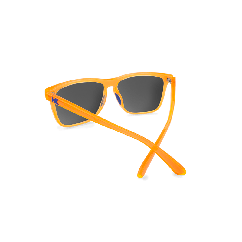 lenoor crown knockaround fast lanes sport sunglasses neon orange moonshine