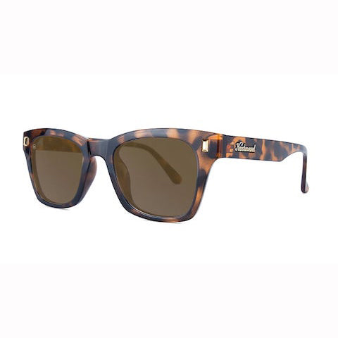 lenoor crown knockaround seventy nines sunglasses glossy tortoise shell amber