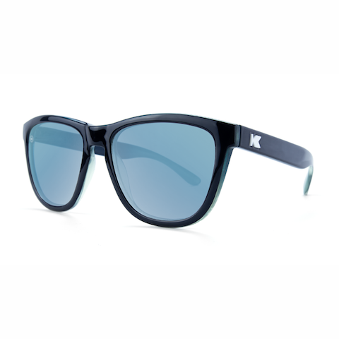 lenoor crown knockaround premiums sunglasses black blue ice geode sky blue