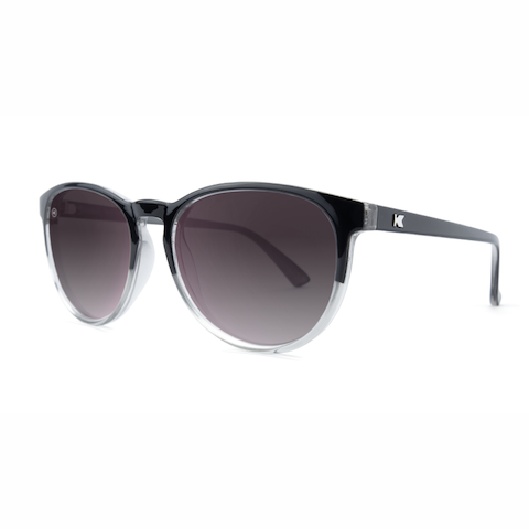 lenoor crown knockaround mai tais sunglasses glossy black tie smoke