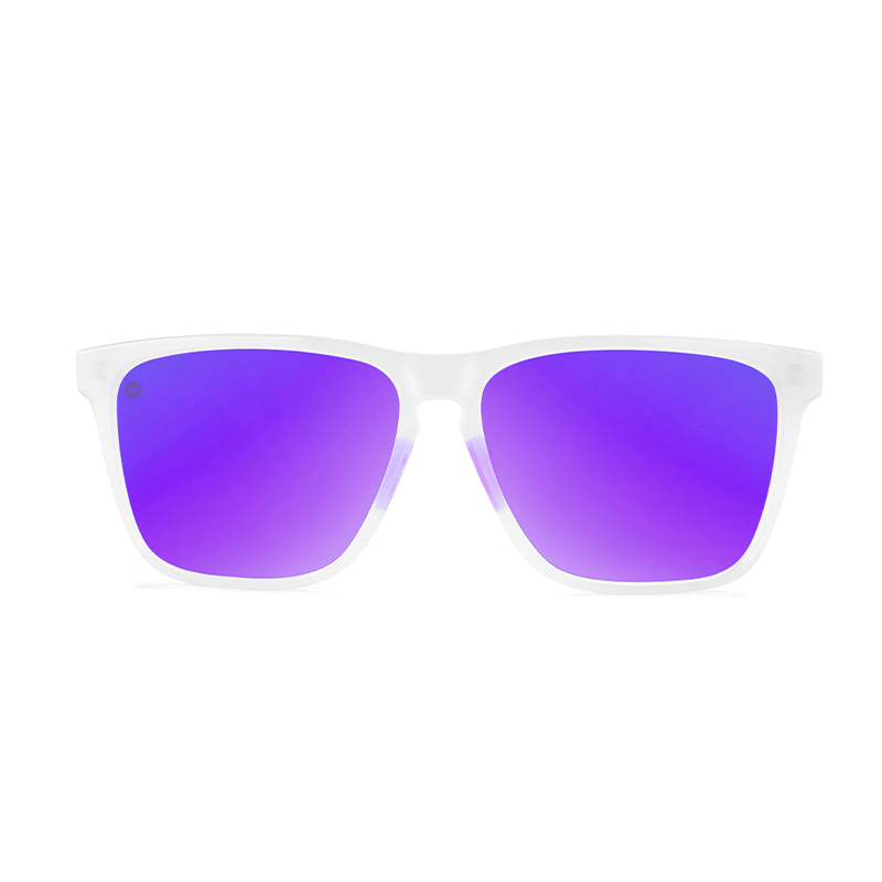 lenoor crown knockaround fast lanes sport sunglasses clear jelly purple
