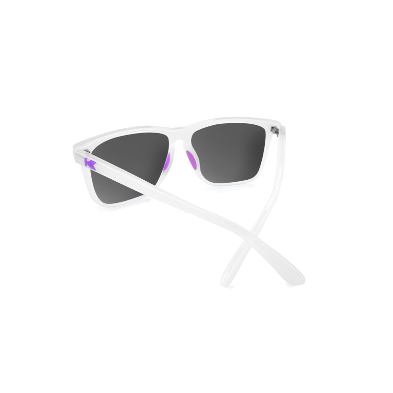 lenoor crown knockaround fast lanes sport sunglasses clear jelly purple