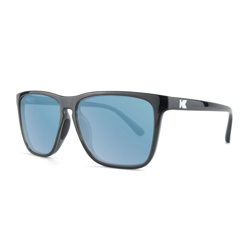 lenoor crown knockaround fast lanes sport sunglasses jelly black sky blue