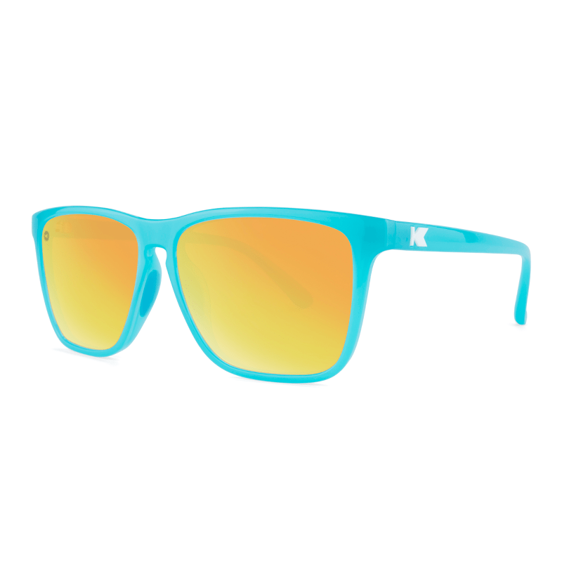 lenoor crown knockaround fast lanes sport sunglasses pool blue sunset