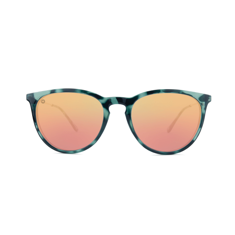 lenoor crown knockaround mary janes sunglasses slate tortoise shell rose gold