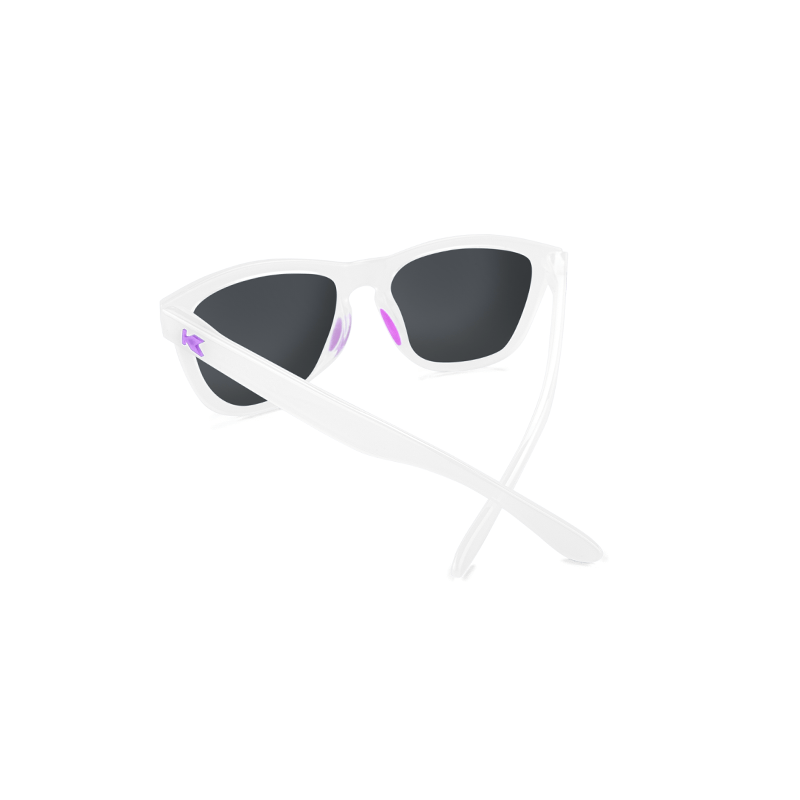 lenoor crown knockaround premiums sport sunglasses clear jelly purple