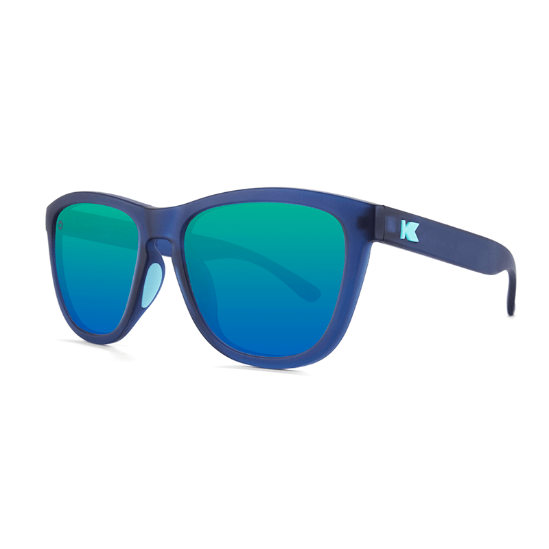 lenoor crown knockaround premiums sport sunglasses rubberized navy mint