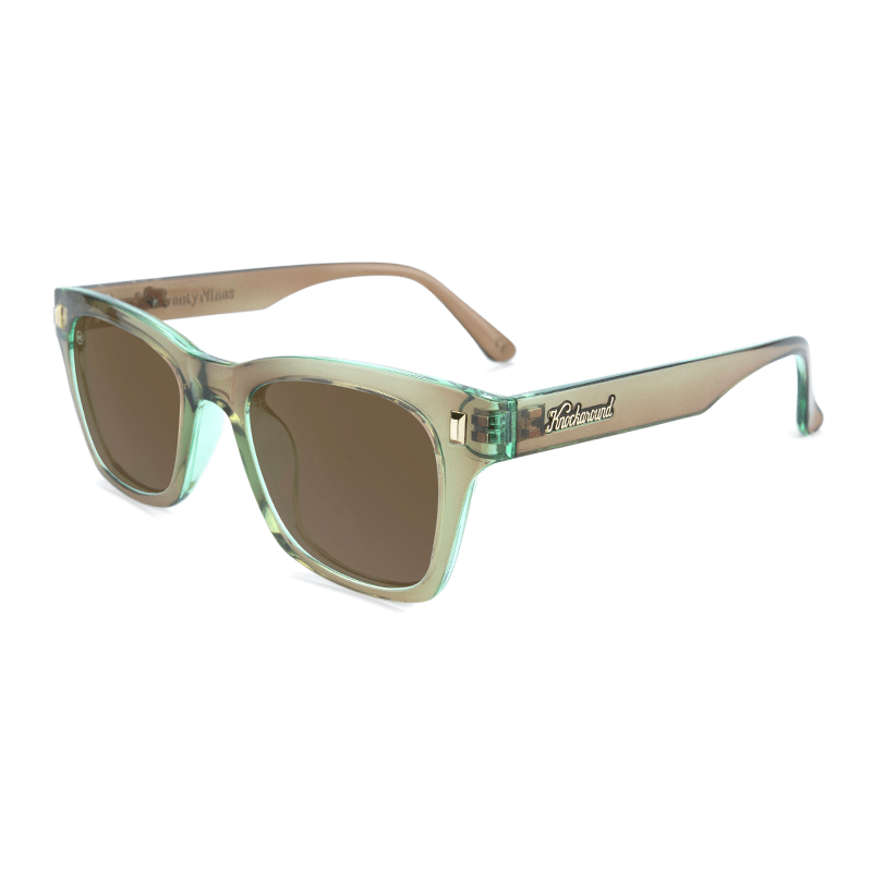 lenoor crown knockaround seventy nines sunglasses aged sage amber