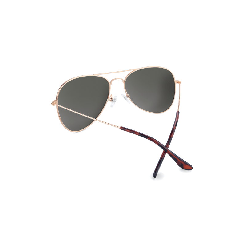 lenoor crown knockaround mile highs sunglasses rose gold copper