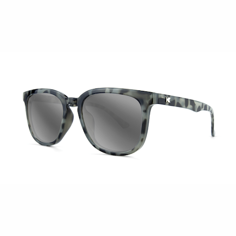 lenoor crown knockaround paso robles sunglasses granite tortoise shell silver smoke