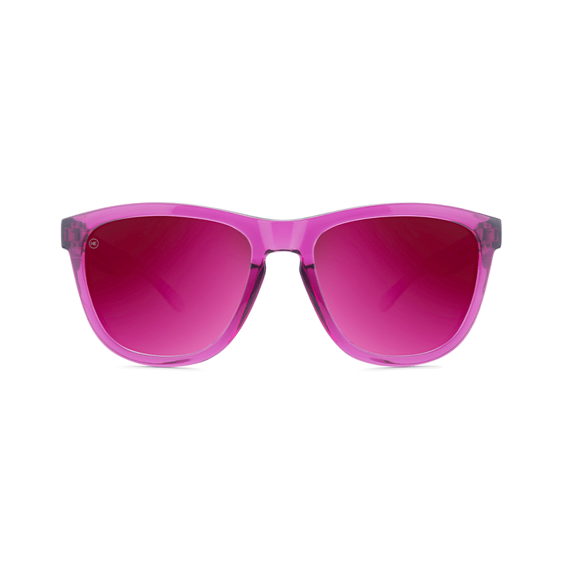 lenoor crown knockaround premiums sunglasses magenta monochrome