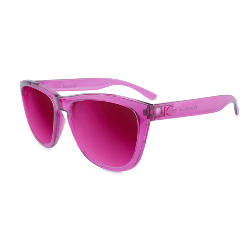 lenoor crown knockaround premiums sunglasses magenta monochrome