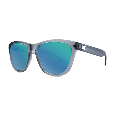 lenoor crown knockaround premiums sunglasses frosted grey green moonshine