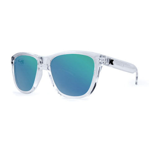 lenoor crown knockaround premiums sunglasses clear green moonshine