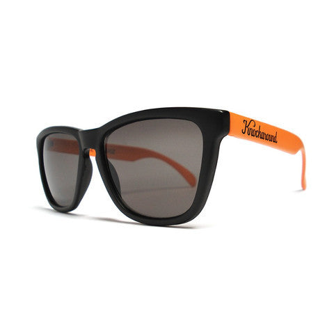 lenoor crown knockaround classics sunglasses black and orange