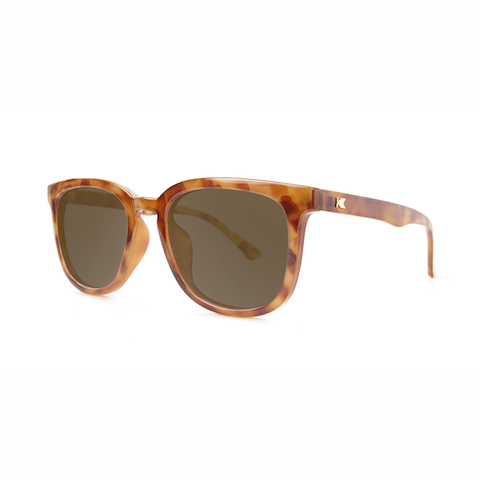 lenoor crown knockaround paso robles sunglasses blonde tortoise shell amber