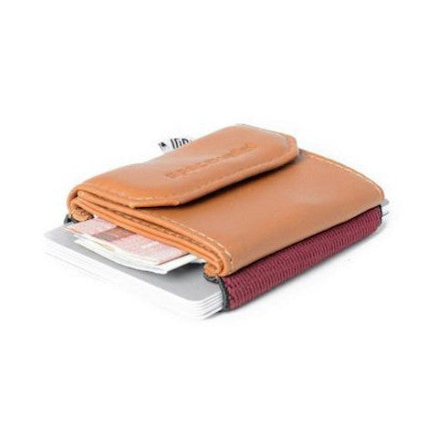 lenoor crown space wallet rose cognac 2.0 push