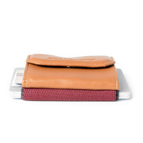lenoor crown space wallet rose cognac 2.0 push