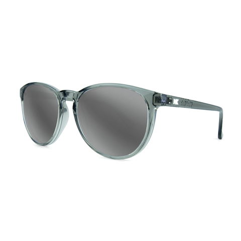 lenoor crown knockaround mai tais sunglasses glossy grey monochrome