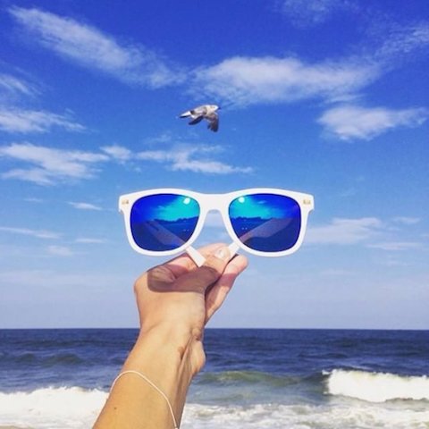 Knockaround Sunglasses | White Moonshine Fort Knocks display picture 1